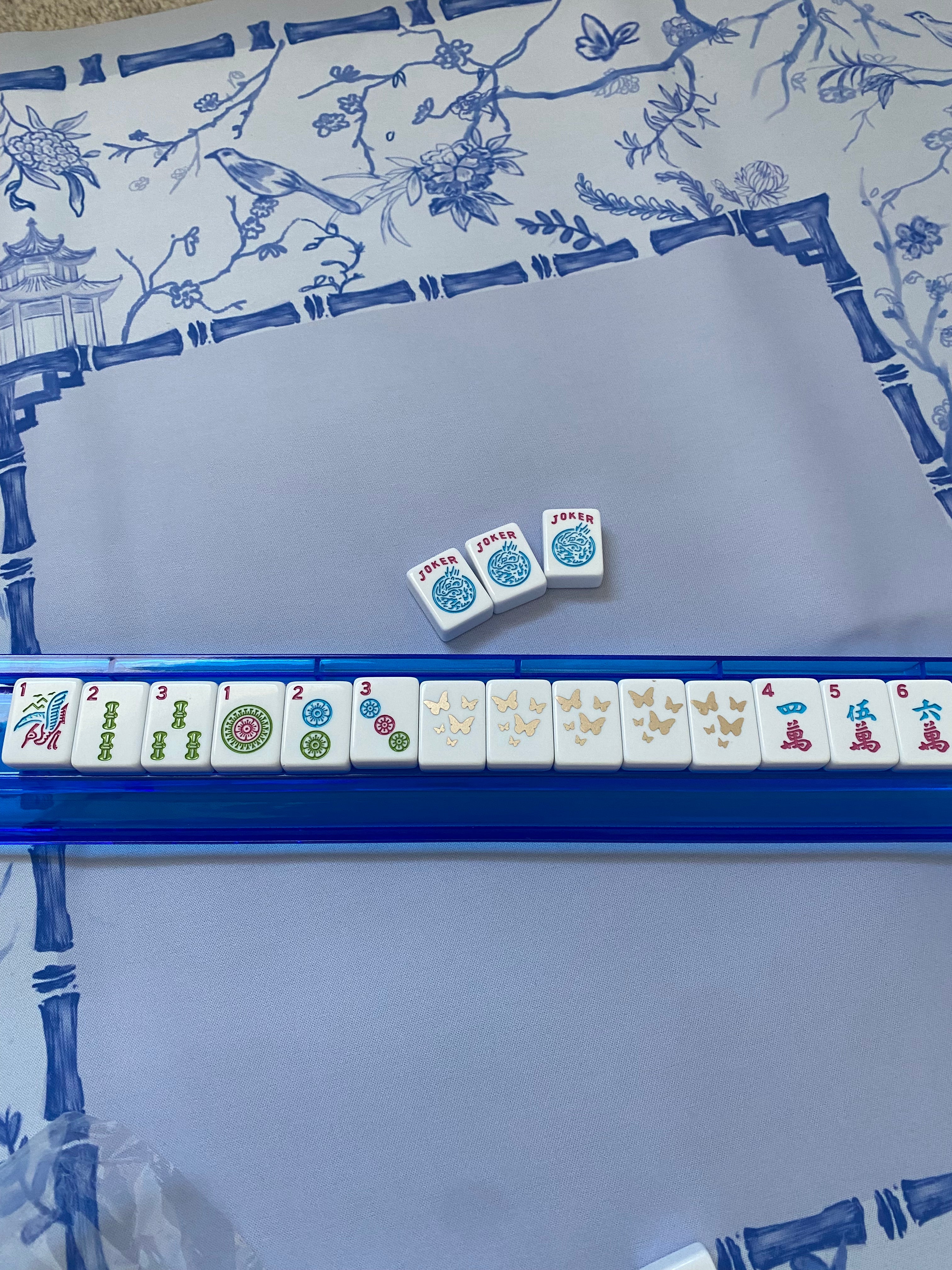 Butterfly Mahjong Set