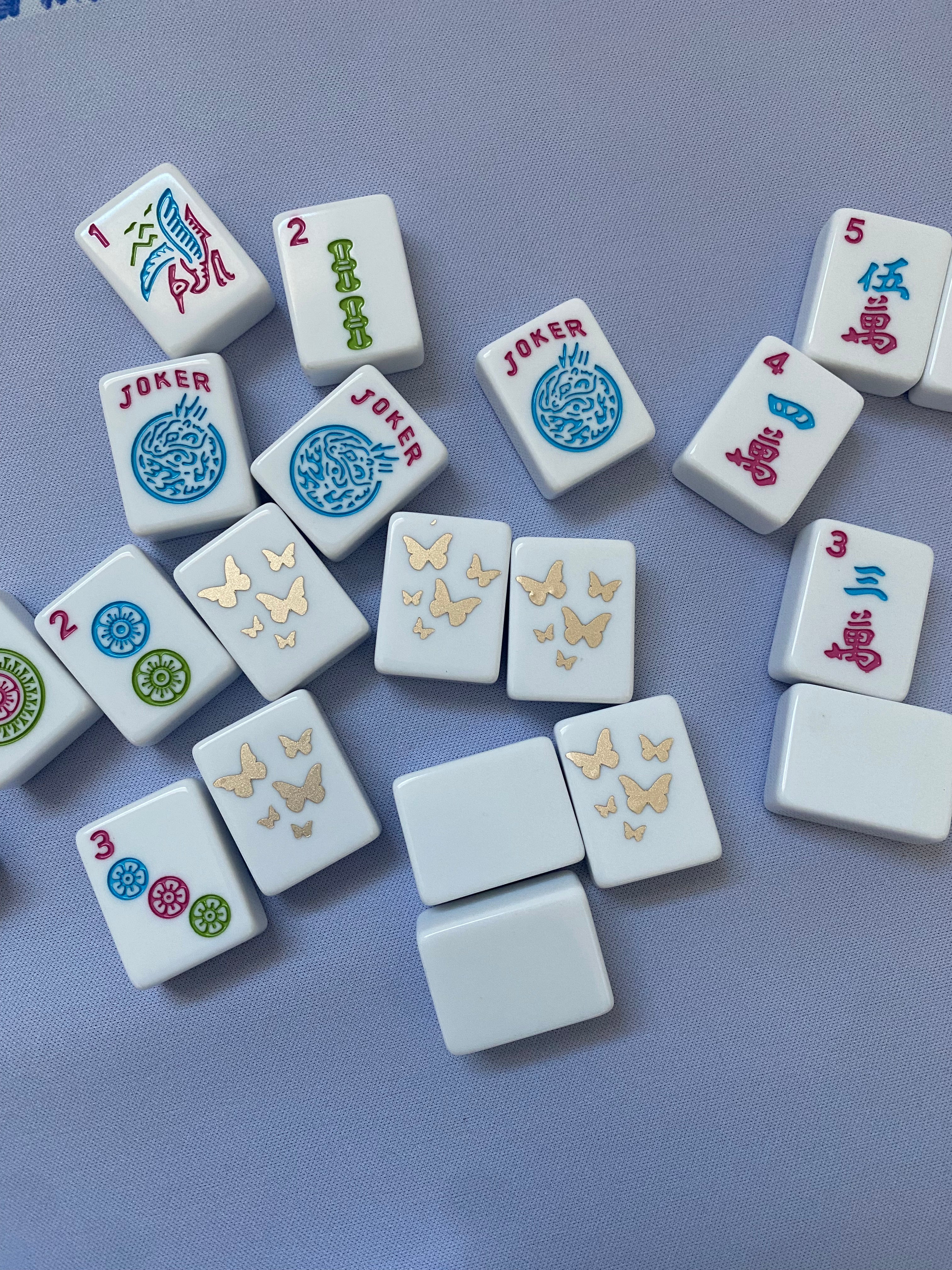 Butterfly Mahjong Set