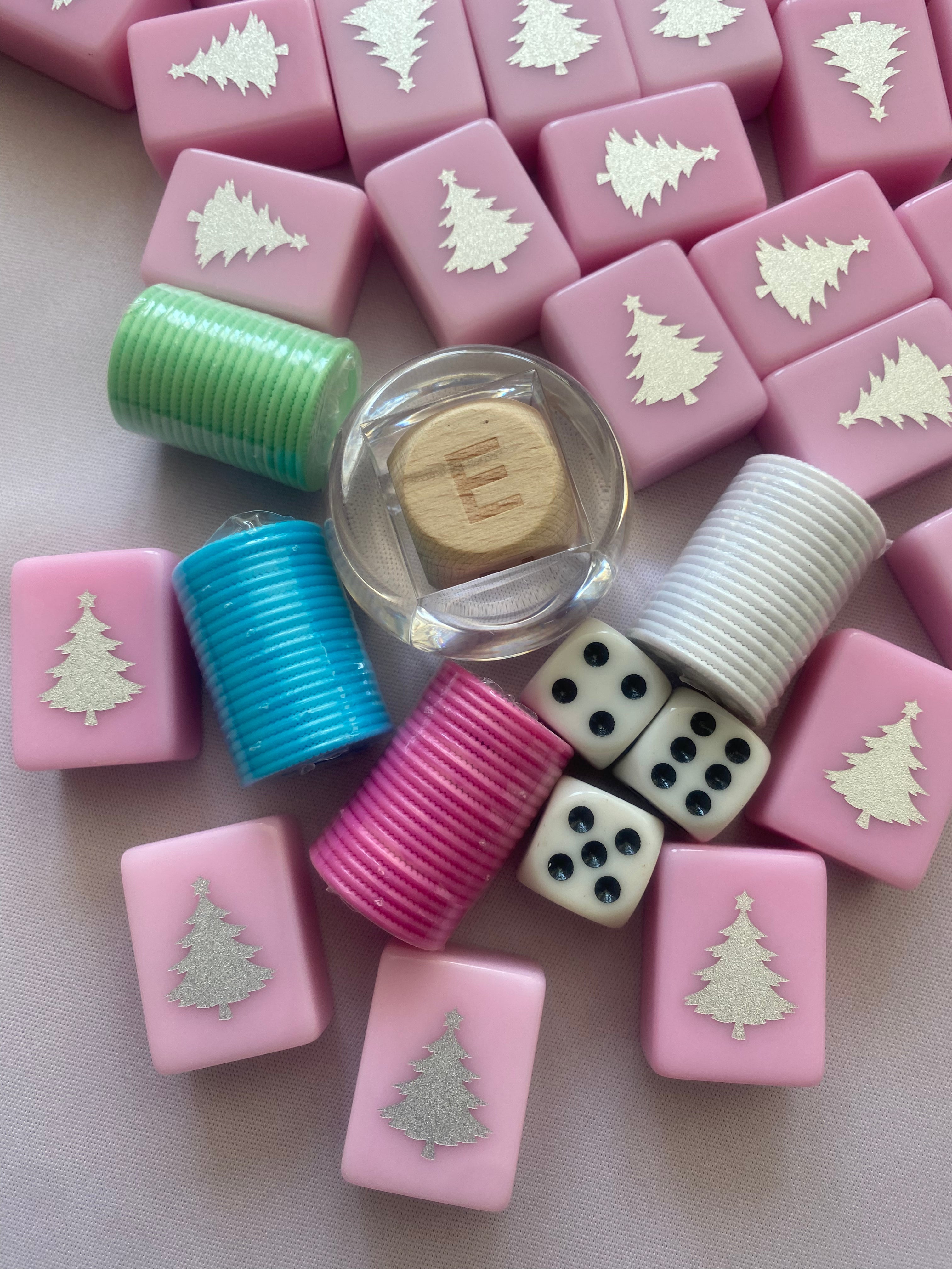 Mahjong Pretty in Pink Christmas