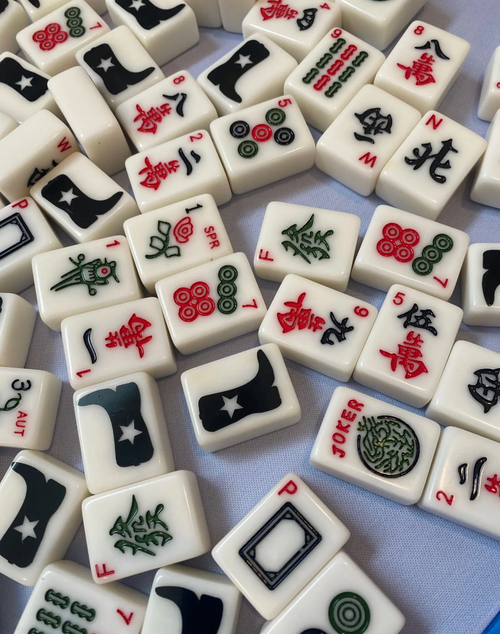 Cowboy Boot Western Mahjong Tile Set